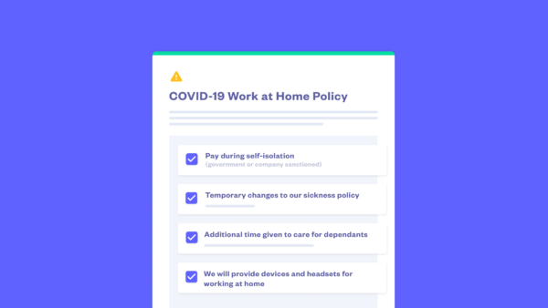 Covid 19 Wfh Policy