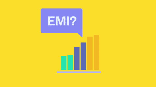 Growing graph with EMI in a speech bubble