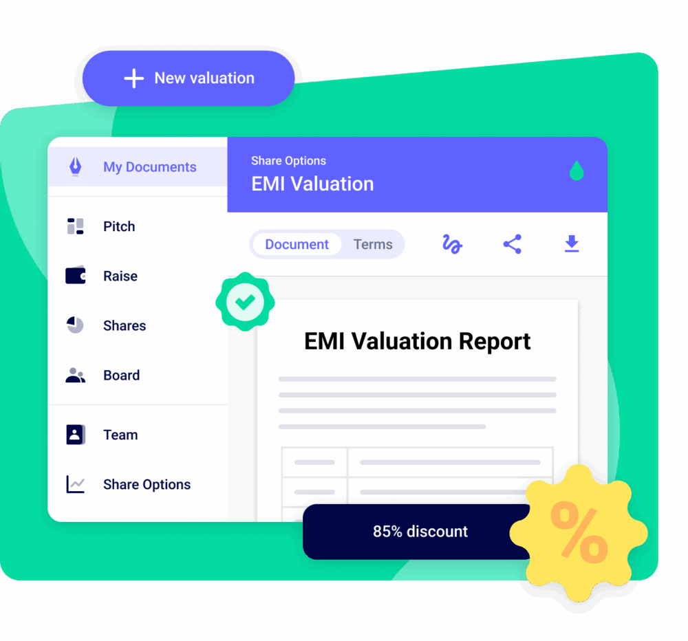 Emi Reporting EMI Valuation - Build your report in minutes | SeedLegals