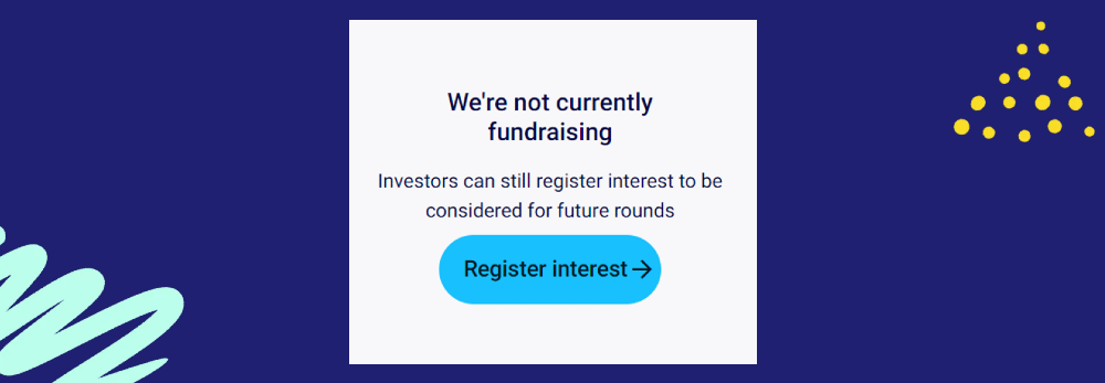 Pitch Update Not Fundraising