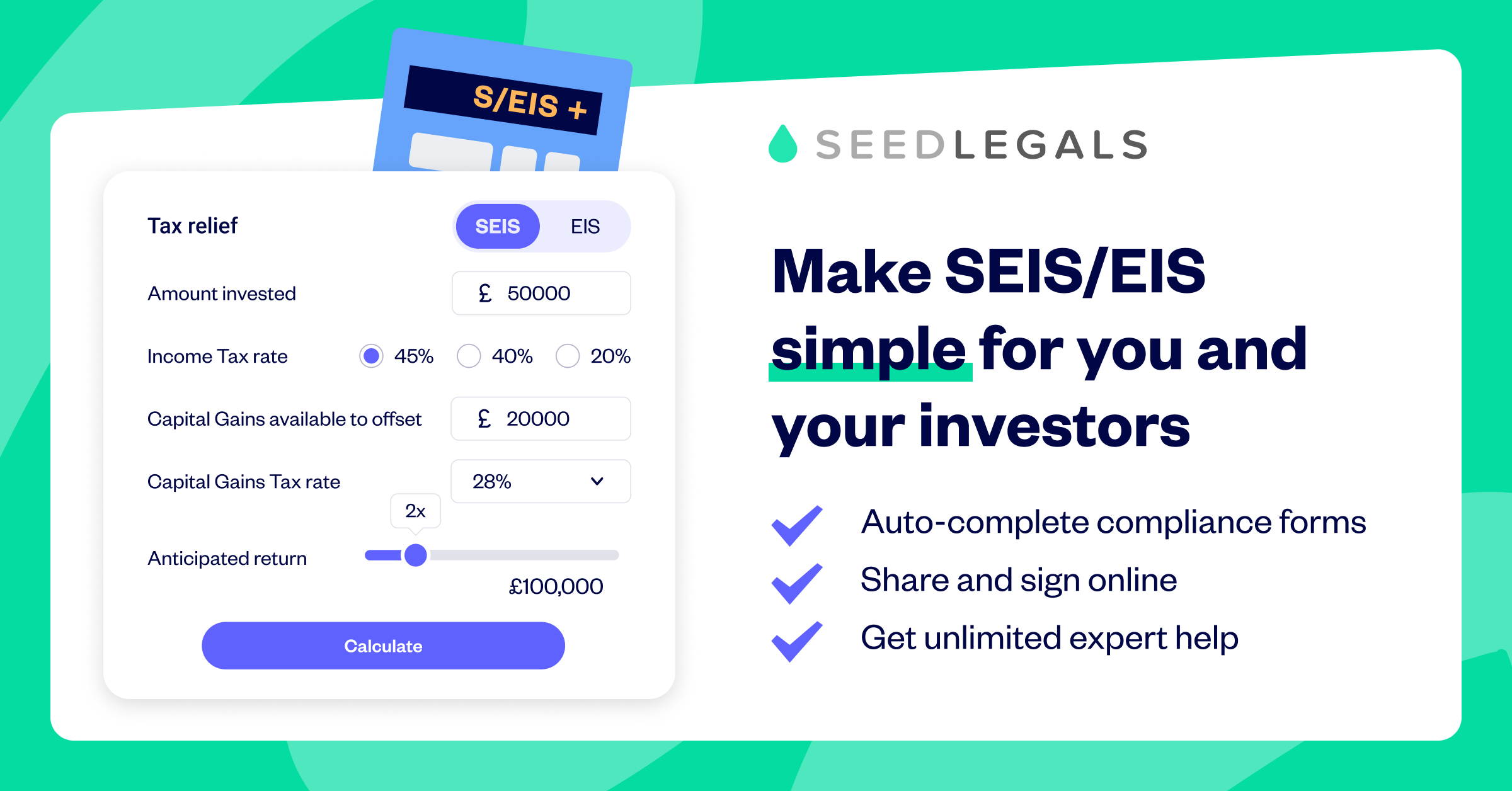 Seis3 Form.pdf SEIS/EIS Compliance - fast, easy, simple | SeedLegals