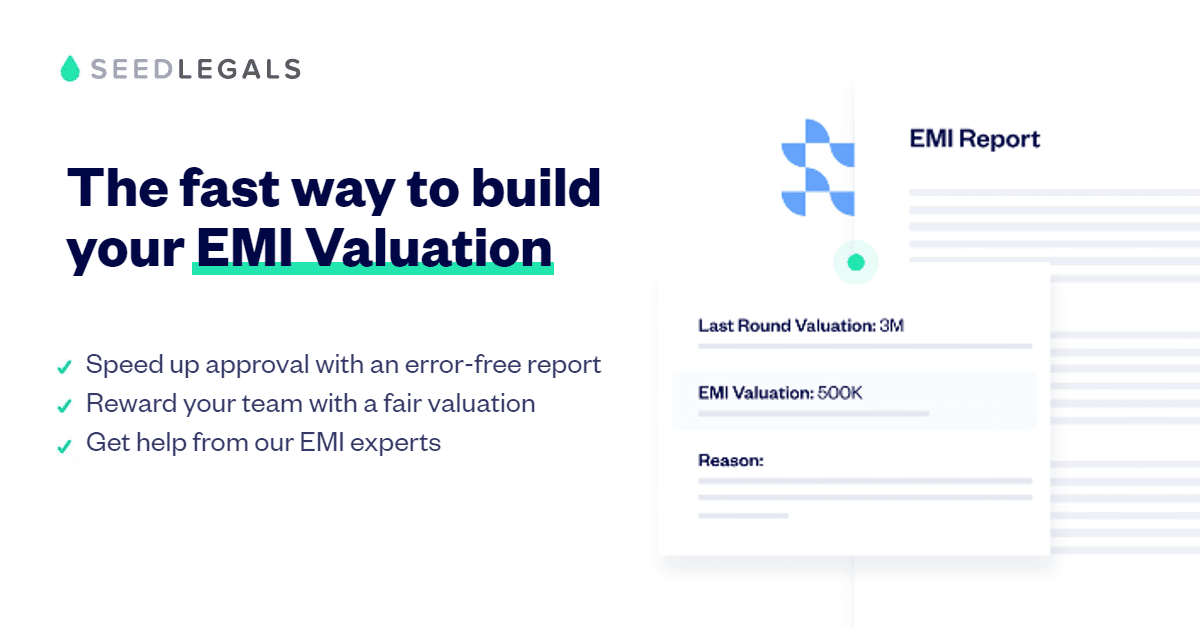 Emi Reporting EMI Valuation - Build your report in minutes | SeedLegals