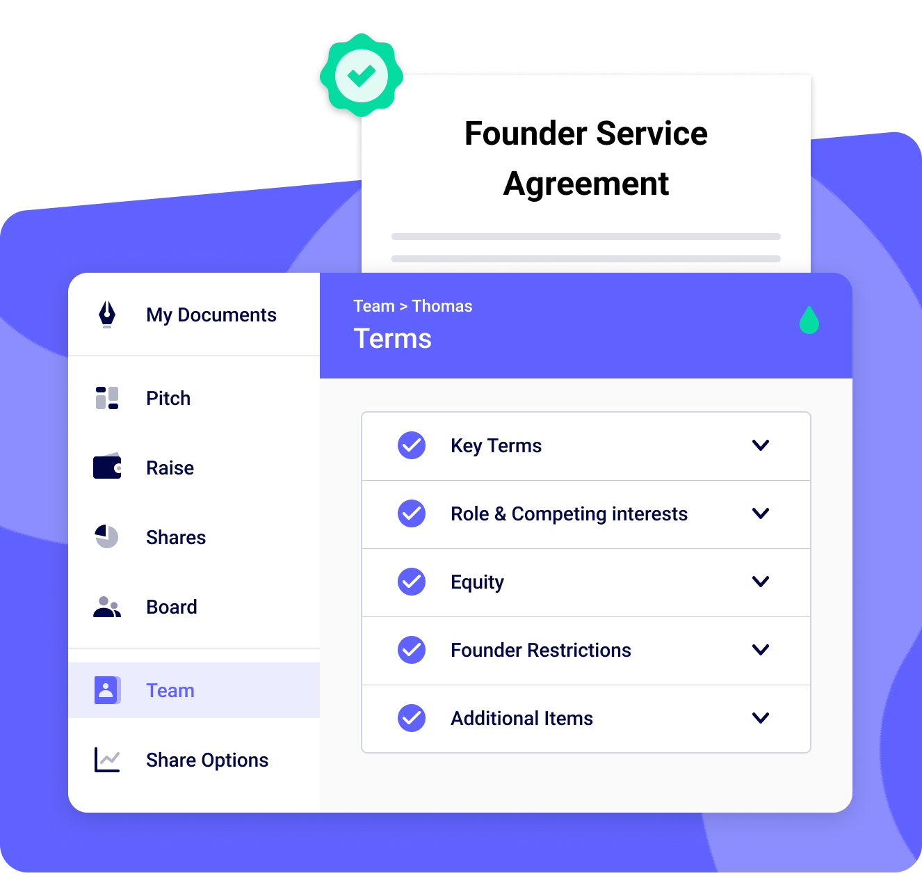 Founder Service Agreement Lp