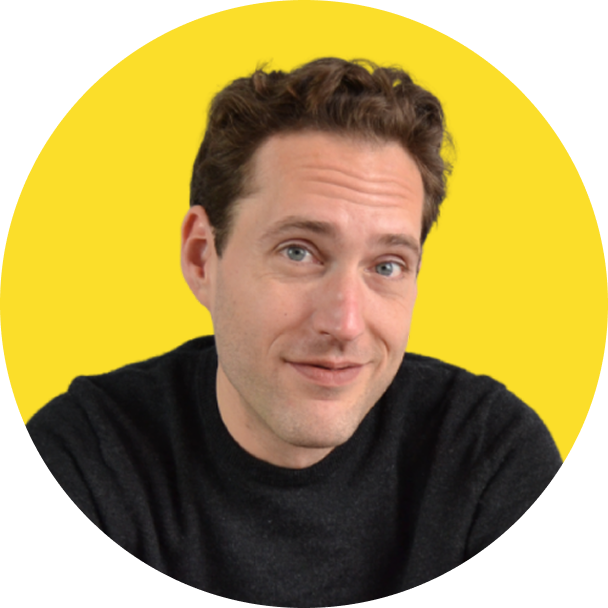 Will Bryant with yellow background